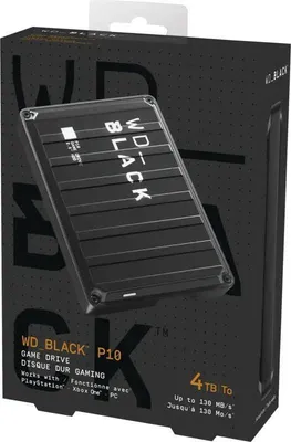 Image de WD_BLACK P10 Game Drive WDBA3A0040BBK - Disque dur - 4 To - externe (portable)