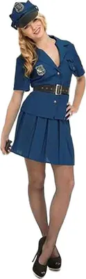 Produktbild von Mom Polizistin Kostüm Blau XL Blau XL