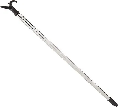 Obrázek produktu pro Chromovaný teleskopický věšák v červené barvě, výsuvný na 150 cm