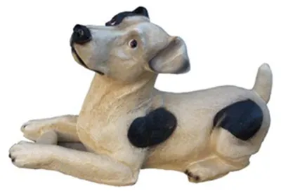 Image de Déco Figure Statue Sculpture 24X40 cm Figures Statues Sculptures Nouveau chien (A595)