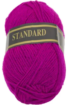 Zdjęcie produktu dla Przędza STANDARD - 50 g / 150 m - Różowa, Fioletowa