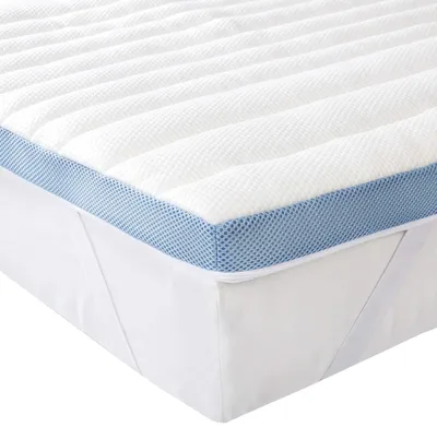 Productafbeelding van Matrasbeschermer van visco-elastisch schuim, met 7 ventilatiezones, afmetingen 160 x 200 cm