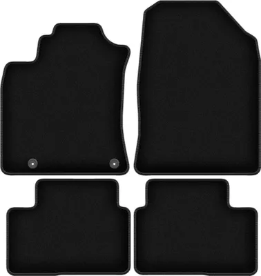 Immagine prodotto di Tappetini in velluto per Kia xCeed (2019-, crossover) neri, set 4 pz, con fissaggi