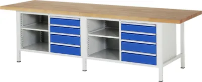 Produktbild von Rau Werkbank Modell 8463, B 3000 x T 900 x H 840mm