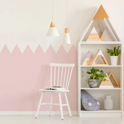 Image de Muralo TACTOO MURAL pour chambre d'enfant pour fille et adolescente Stickers muraux FORME DE CLÔTURE ROSE Br. 120 cm x Hö. 120 cm