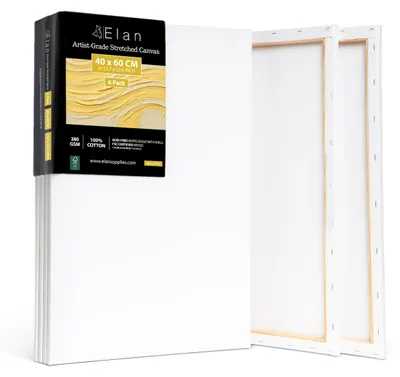 Immagine prodotto di Set di 6 tele su telaio, 40x60 cm