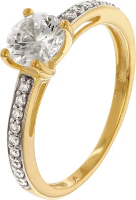 GLIZZ GL8762 Damenring Gold 333/8K mit Zirkonia 1