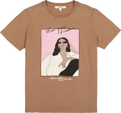 Zdjęcie produktu dla Koszulka damska GARCIA bez rękawów 5232, kolor soft taupe, rozmiar XL