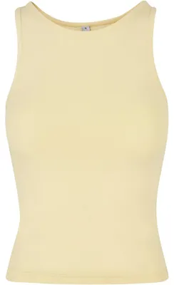 Immagine prodotto di Build Your Brand - Top senza maniche con scollo all'americana da donna LT2168 (5XL) (Giallo tenue)