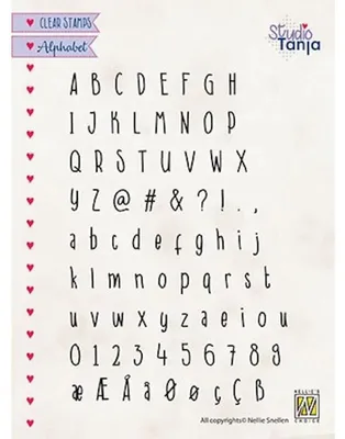 Produktbild von Stempel Buchstaben Groß- und Kleinbuchstaben Zahlen