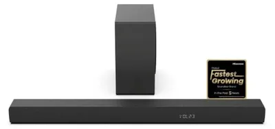 Zdjęcie produktu dla Hisense HS3100, 3.1 kan., 480 W, Dźwięk Dolby, Gra, Film, Muzyka, Noc, Sport, TV, 180 W, Subwoofer aktywny