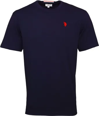 Immagine prodotto di U.S. POLO ASSN. T-shirt da uomo - girocollo, ricamo logo, cotone navy 2XL