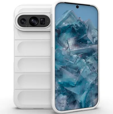 Immagine prodotto di Custodia per Google Pixel 10 Pro Custodia protettiva in silicone TPU morbido antiurto Bianco
