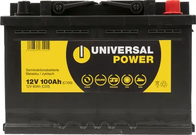 Produktbild von Universal Power UPA12-100 Solar Batterie Wohnmobilbatterie 12V 100Ah zyklenfest