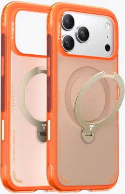 Immagine prodotto di TORRAS Ostand Spin Air - custodia per iPhone 17 Pro compatibile con MagSafe (horizon orange)