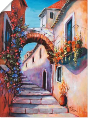 Produktbild von ARTland Poster Mediterrane Impressionen Größe: 60x80 cm