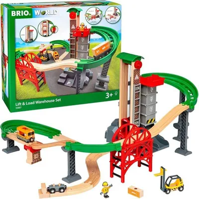 Image de Brio Grand set d'entrepôt avec ascenseur, 33887