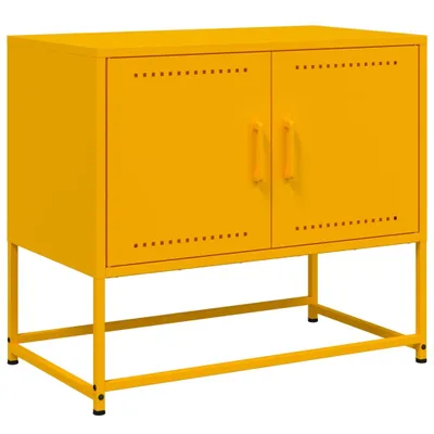 Immagine prodotto di Mobile TV Giallo Senape 68,5x39x60,5 cm in Acciaio
