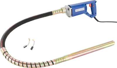 Produktbild von AREBOS Betonrüttler | 800 W | Innenrüttler | Handrüttler | Rüttelflasche | Flaschenrüttler | 1,8 m Kabel | Elektrisch | flexible Welle | Dauerbetrieb