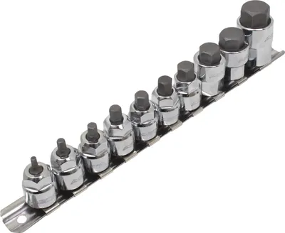 Imagen del producto de Juego de brocas helicoidales H3 - H14, 3/8'' - 1/2'', 10 unidades
