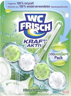 Produktbild von WC Frisch Kraft-Aktiv Pro Nature Minze WC-Reiniger 1 Stück Badreiniger