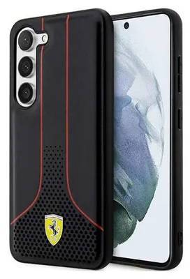 Obrázek produktu pro Pouzdro Ferrari Perforated 296 P Na Samsung Galaxy S23+ - černé