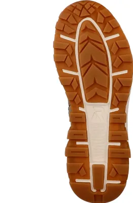 The sole of a shoe is shown against a white background.