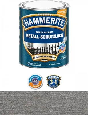 Produktbild von Hammerite Metallschutzlack Silbergrau Struktur-Effekt 750ml