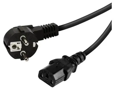 Zdjęcie produktu dla ViVanco™VVITIEC180SHU, 1,8 m, Wtyczka zasilająca typu F, IEC C13