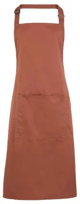 Obrázek produktu pro Premier - „Colours Collection“ zástěra s laclem pro muže/ženy, unisex, kapsa LT5855 (jednotná velikost) (kaštanová)