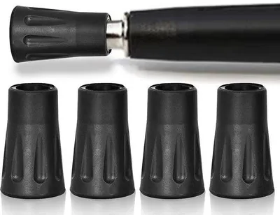 Produktbild von Gummi-Dämpfer 4er-Set 12mm schwarz für Wanderstöcke