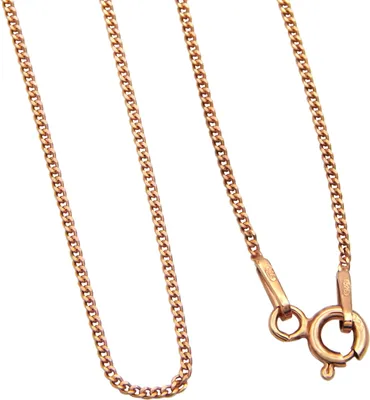 Produktbild von Panzerkette 925 Sterling Silber rose vergoldet 1,0mm breit Länge wählbar 36 40 45 50 55 60 cm Silberkette rosé Halskette Kette Damen Herren (40)