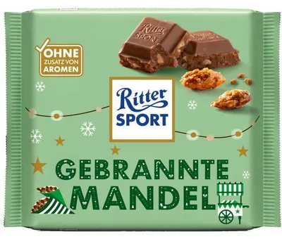 Produktbild von Ritter Sport Gebrannte Mandel 100g