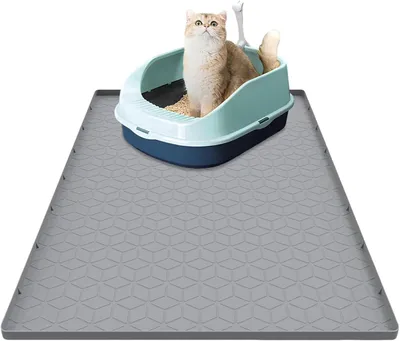 Imagen del producto de Alfombrilla de silicona Katzenklo, 86 x 56 cm, impermeable, antideslizante, para uso doméstico