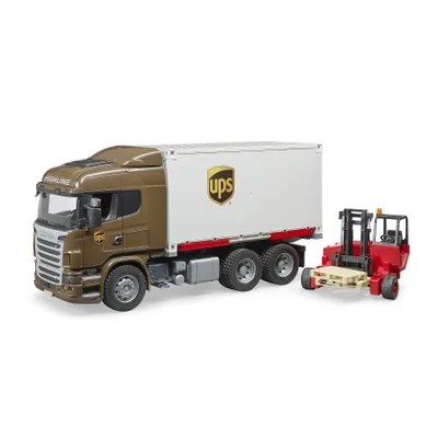 Produktbild von Bruder Scania R-Series LKW UPS + Zubehör 1:16