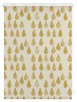 Produktbild von Lichtblick Rollo Klemmfix, ohne Bohren, blickdicht, Golden Drops - Gold 90 cm x 150 cm (B x L)