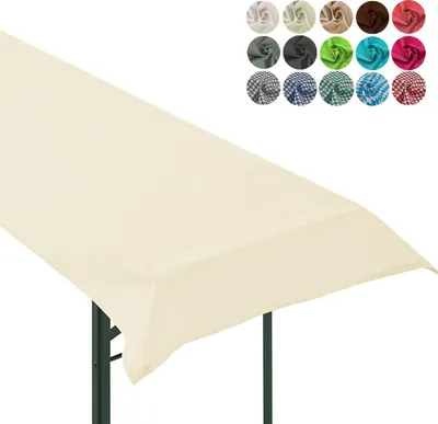 Obrázek produktu pro heimtexland ® Ubrus pivní stan set pivní ubrus zahradní stolní dekorace party event dekorace typ861 Ecru 90x240 cm