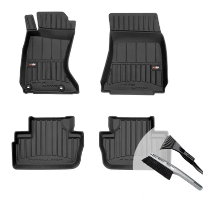 Produktbild von moto-MOLTICO 3D Gummimatten Auto, 4-teiliges Set, Allwetter Gummi Fußmatten, Antirutsch & Wasserfest Autoteppiche - passend für Lexus is II 2005-2013