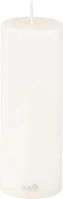 Produktbild von Sovie CANDLES Stumpenkerze in Creme Ø 70 mm x H 200 mm, Brenndauer ca. 104 Std. - 1 Stück