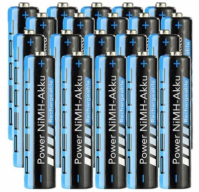 Image de 20 accumulateurs AAA NiMH - 1100 mAh