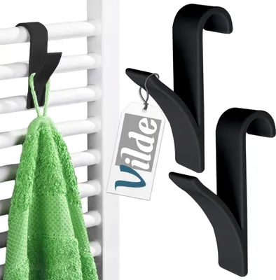 Produktbild von Vilde Haken für Badheizkörper Heizkörperhaken Handtuchhalter 2 Stk.