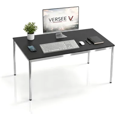 Produktbild von Schreibtisch / Konferenztisch VERSEE VST1 140x60 cm Schwarz – höhenverstellbar, stabil
