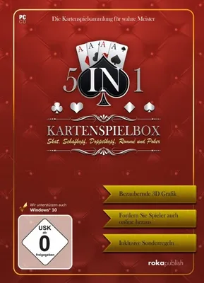 Produktbild von 5 in 1 - Kartenspielebox