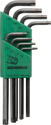 Obrázek produktu pro BONDHUS TORX sada TLX8 T9-T40 31834