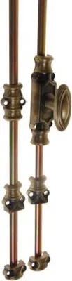 Zdjęcie produktu dla Retro zamek zewnętrzny w kolorze starego złota 3060-3100 mm