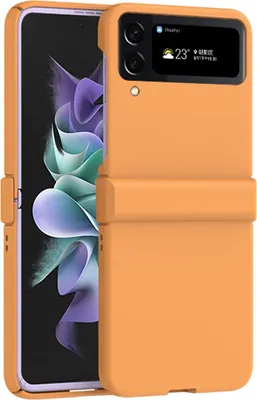 Produktbild von Für Samsung Galaxy Z Flip4 Dreiteiliges Macaron-Set Handyhülle Schutz Cover