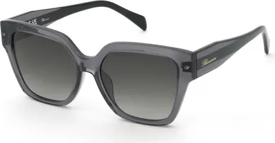 Produktbild von Blumarine SBM905 Grigio scuro lucido 54/16/140 Damen Sonnenbrillen