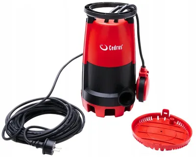 Zdjęcie produktu dla CEDRUS PZ500 POMPA ZANURZENIOWA ZATAPIALNA DO WODY BRUDNEJ CZYSTEJ OGRODOWA 550W 13500 l/h - EWIMAX -