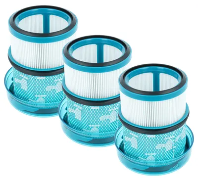 Produktbild von vhbw 3 Staubsaugerfilter kompatibel mit Dyson V16 Piston Animal Submarine, Piston Animal Staubsauger - HEPA-Filter Blau