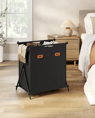Produktbild von SONGMICS Wäschekorb, Wäschesammler 115 Liter, Wäschebox, klappbares X-Gestell